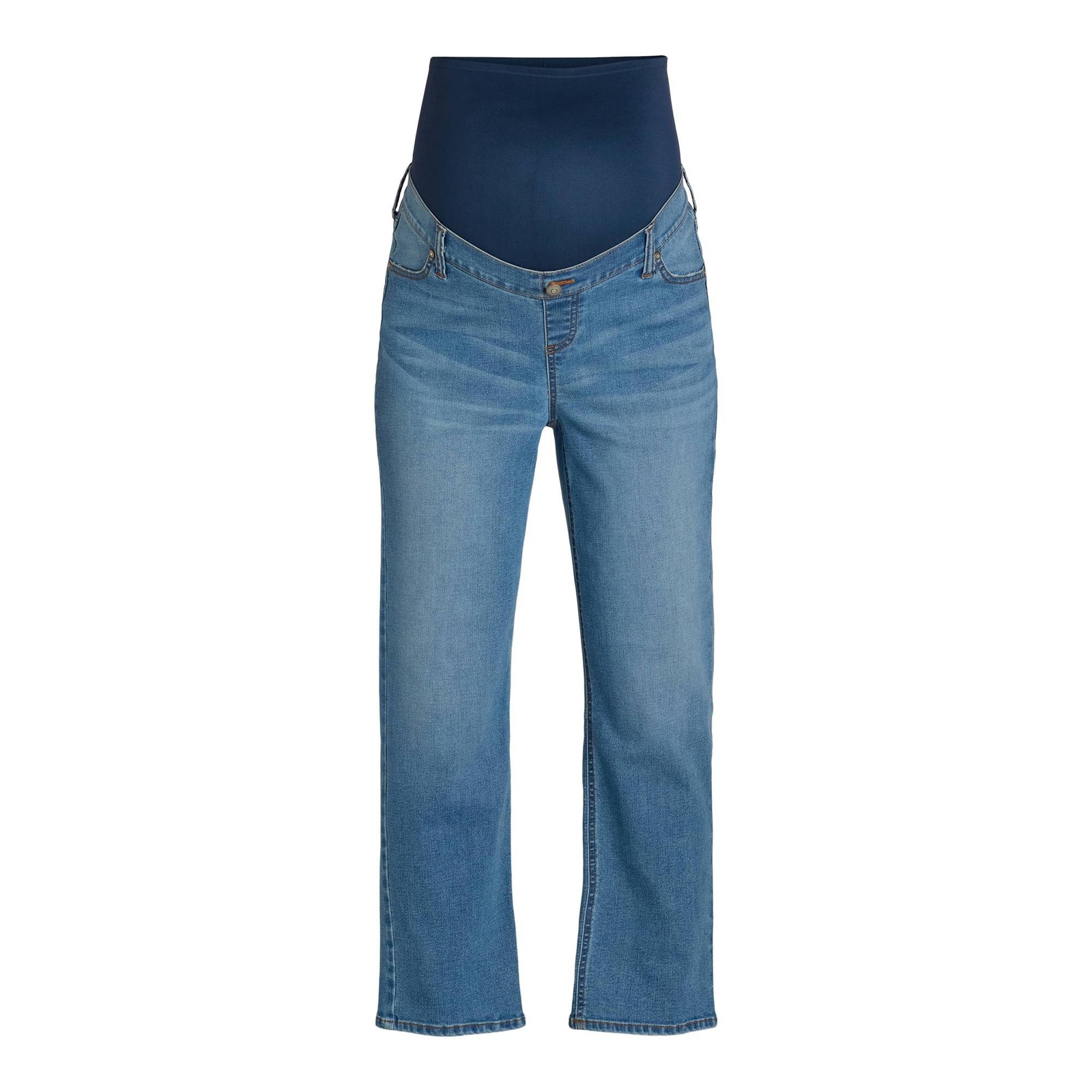 Time And Tru Straight Leg Jeans Womens Small 4-6 Maternity Comfort Belly Band